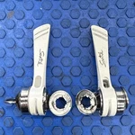 Vintage Shimano Sante SLE5000 7 Speed Downtube Shifters Index White Braze On. Fixed Price $54.90.