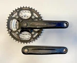 Sr Suntour 175MM 44/32/22 Black Aluminum Triple Crankset Steel Chainrings. Fixed Price $21.95.