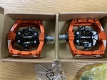 Funn Ripper Mtb Clipless Pedal Set PD18RP-12, Orange Nib Wow. Fixed Price $75.00.