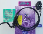 Formula - Rx Brake Set Glossy Black Tfra Silver Carbon Ceramic New Hose 175CM. Fixed Price $119.95.