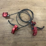 Magura Marta Hydraulic Disc Brakes Calipers Levers Red. Fixed Price $119.99.