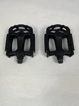 Feimin FP-806 K173 Left Right Bike Pedals Reflective Side Black Orange. Fixed Price $12.99.