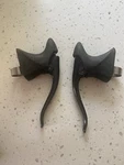 Dia Compe Gran Aero Brake Levers, Royal Suntour Black, Superbe Good Hoods. Fixed Price $22.62.