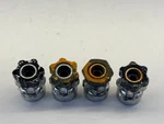 4X Used Hot Racing Hex Hub Adapters 12MM To 17MM W/ Offset Traxxas Losi 0524. Fixed Price $16.99.