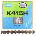 Chain Kmc 1/2X3/16 415 Heavy Duty Nickel Plated 1SPEED Silver 98LINKS. Fixed Price $18.98.