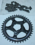 Sram X-sync Mtb Bike Chainring W/chain Direct Mount 110BCD 40T Gravel Black Road. Fixed Price $63.99.
