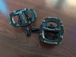 Bontrager Commuter Hybrid Clipless/platform Pedals, Black. Fixed Price $28.00.