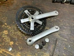 Shimano Altus C10 FC-CT10 Triple Crankset For Mtb/hybrid 170MM 48-38-28T. Fixed Price $30.00.