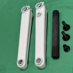 Bikes Bmx Crank Set V-ridge Cromo 175 3PC White, Spindle & Bolts. Fixed Price $99.95.