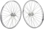 Bikes Wheel Pair 26 X 1.75 559 24 Silver 36 1S Fw Seal 3/8 110MM.... Fixed Price $218.19.