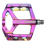 Ht ANS10 Supreme Platform Pedals - Aluminum, Oil Slick Finish, Replaceable Pins. Fixed Price $159.00.