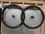 Mavic Cosmic Carbone 40 Tubular Rim Brake Wheelset 11 Speed Qr 130/100. Fixed Price $593.95.