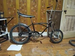 Schwinn J-33 1964-65 Stingray Super Deluxe Springer Fork Fender. Fixed Price $500.00.