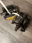 HTI-P03 Bike Platform Pedals 9/16" Plastic Black Vintage Old School Mountain. Fixed Price $25.00.