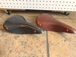 Classic Vintage Leather Bicycle Seat Saddle Road City Bikes Black Or Brown. Fixed Price $68.99.