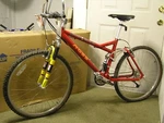 Ross Bicycle Bryce Canyon Bike Amlite Frame Rock Shox Fork,. Fixed Price $1600.00.