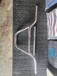 Gt Stamped Bmx Freestyle Handlebars & Seat Post Mid Oldschool Performer Dyn. Fixed Price $200.00.