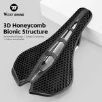 West Biking Bicycle Saddle 3D Honeycomb Structure Hollow Road Bike Seat. Fixed Price $22.47.
