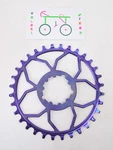 5DEV Titanium Purple, Sram 3-BOLT Direct Mount Bike Chainring, 32T, 3MM Offset. Fixed Price $189.97.