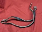 1 Pair Vintage Avocet Mod. Black Leather Toe Straps 37 Cm Long. Fixed Price $19.95.
