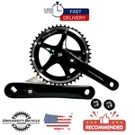 ORIGIN8 Crankset Trackstar 144M 170X46 Sq Black - New. Fixed Price $89.99.