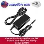 Charger For Snow Joe&sun Lithium Ion Battery, Models 24VBAT. Fixed Price $13.88.
