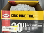 Oem Bell Bmx Kids Bike Tire, White Fits 20 1.75 - 2.25 Nib. Fixed Price $22.50.