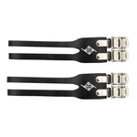 ORIGIN8 Leather Toe Straps, Black. Fixed Price $49.99.