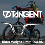 Tangent Vortex 6.5 Carbon Bmx Handlebar (black/white). Fixed Price $189.99.