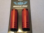 Se Bikes Wheelie Axle Pegs 35 98 3/8"-14MM Red New. Fixed Price $33.00.