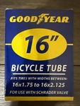Goodyear Bicycle Tube - Fits 16X1.75 To 16X2.125. Fixed Price $6.99.