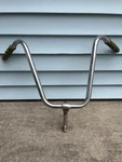 Vintage Cruiser Handlebars Chrome Muscle Stem Huffy Bicycle Bike Grips. Fixed Price $100.00.