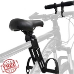 Kids Bike Seat Front Mount With Handlebars Foot Pedals 2-5 Years. Fixed Price $54.99.