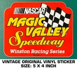 Magic Valley Speedway Winston Racing - Vintage Original Vinyl Decal Sticker. Fixed Price $9.39.
