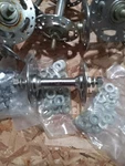 Vintage Shimano Front Hub Large Flange 36H Bolt-on Chrome Steel Nos. Fixed Price $5.29.