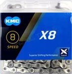 Kmc X8 Silver 5/6/7/8-SPEED Bike Chain Nickel-plated Fits Shimano Sram. Fixed Price $17.95.