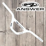 Answer Bmx Expert Carbon Handlebar White 6". Fixed Price $169.99.