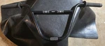 Cult Ak 10-INCH Chrome Bmx Handlebars With Vans Grips Mounted But Never Used. Fixed Price $60.00.