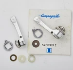 Vintage Campagnolo Record Syncro 2 Index Shifter Set Down Tube Braze On. Fixed Price $70.00.