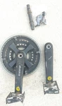 Sr Suntour 3-SPEED Square Crank Set Arms & Chainrings Dimension Pedals 48/38/28. Fixed Price $34.85.