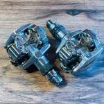 Shimano PD-M747 Clipless Mountain Bike Pedals Low Mileage Cleats. Fixed Price $99.99.