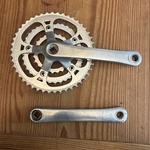 1990 Crankset Shimano Deore Dx FC-MT60 Via Japan 24/36/46 Sg 175 Mm. Fixed Price $42.00.