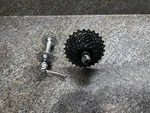 Shimano Dura Ace ST-7700 Hubset And Skewers, 32 Hole, 12-26 Cassette, Rivendell. Fixed Price $100.00.