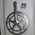 Campagnolo Record Alloy Square Taper 10 Speed Double Crankset 175 Mm 53/39T 2000. Fixed Price $100.00.