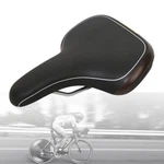 Velo Plush Hybrid Bicycle Pu Leather Seat Steel Rail Comfort Bike Gel Saddle. Fixed Price $22.49.