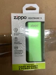 New Zippo Green Heatbank 3 Rechargeable Hand Warmer. Fixed Price $22.79.