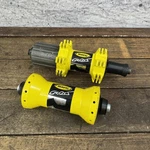 Mavic Cross Hub Set 24H Front 28H Rear 135MM Yellow Qr Rim Brake Shimano Mtb. Fixed Price $159.99.
