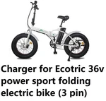 Battery Charger For Ecotric Electric Bike (3PIN). Fixed Price $32.42.