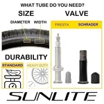 Sunlite Standard Schrader Tubes, 16 X 1-3/8" (349 25) 32MM Valve,.... Fixed Price $19.99.