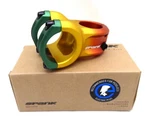 Spank Spoon 350 Stem 35MM, Clamp, +/-0, Rasta Red/gold/green. Fixed Price $63.99.